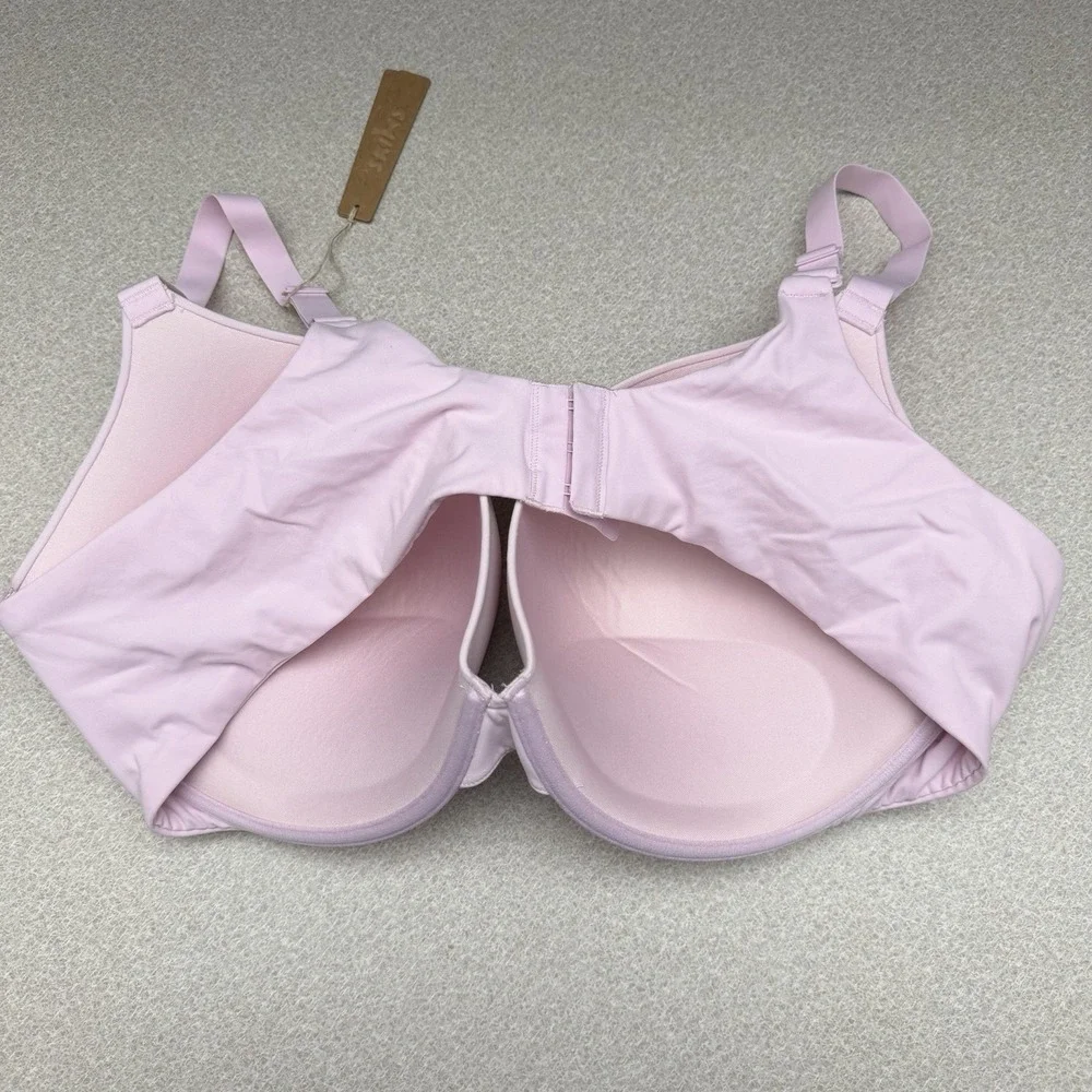 Skims Women's Fits Everybody Push-Up Demi Bra DH3 Cherry Blossom Tonal 46DD NWT - Picture 3 of 5